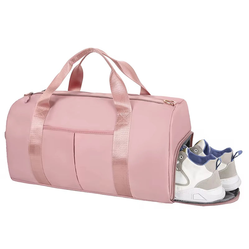 Large Capacity Waterproof Fitness Travel Bag Fashionable Zipper for Outdoor Sports