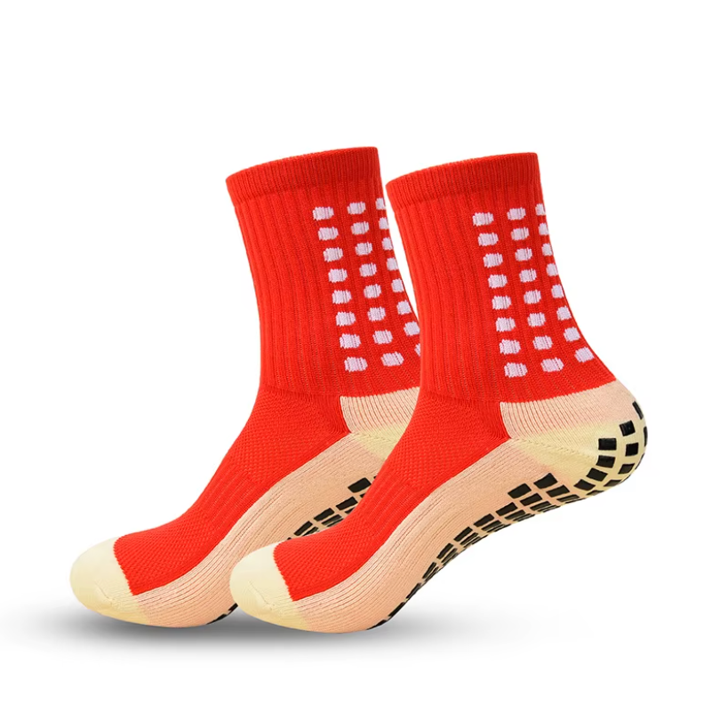 Hot Sell Customizable Anti-Slip Grip Soccer Socks Crew Length anti Slip Sports Football Socks Custom Unisex