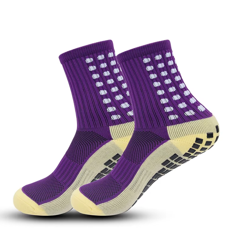 Hot Sell Customizable Anti-Slip Grip Soccer Socks Crew Length anti Slip Sports Football Socks Custom Unisex