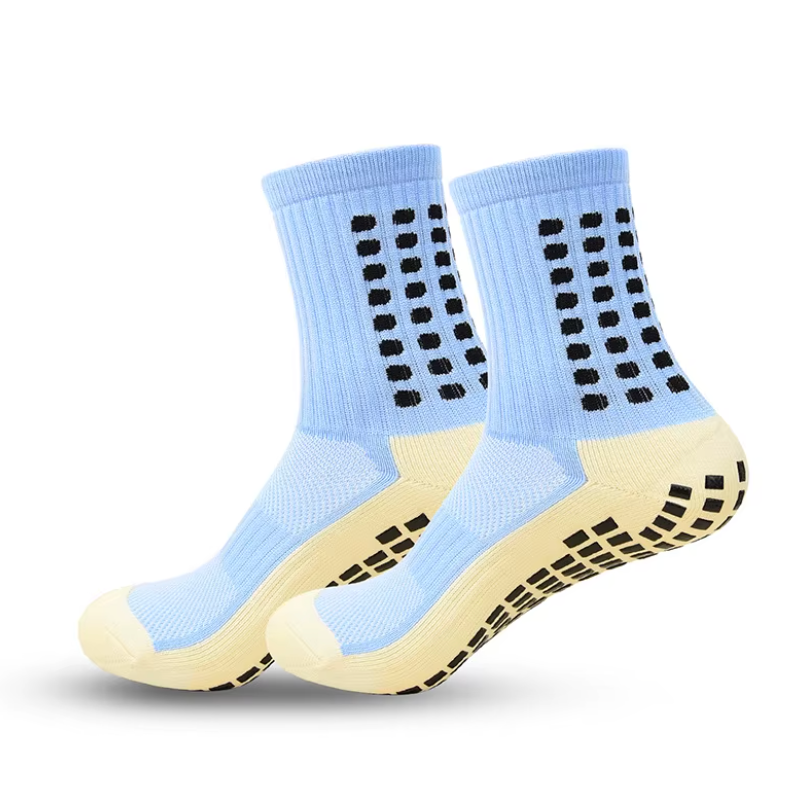 Hot Sell Customizable Anti-Slip Grip Soccer Socks Crew Length anti Slip Sports Football Socks Custom Unisex