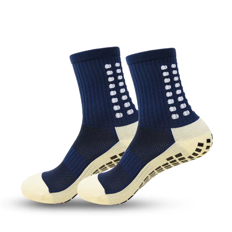 Hot Sell Customizable Anti-Slip Grip Soccer Socks Crew Length anti Slip Sports Football Socks Custom Unisex