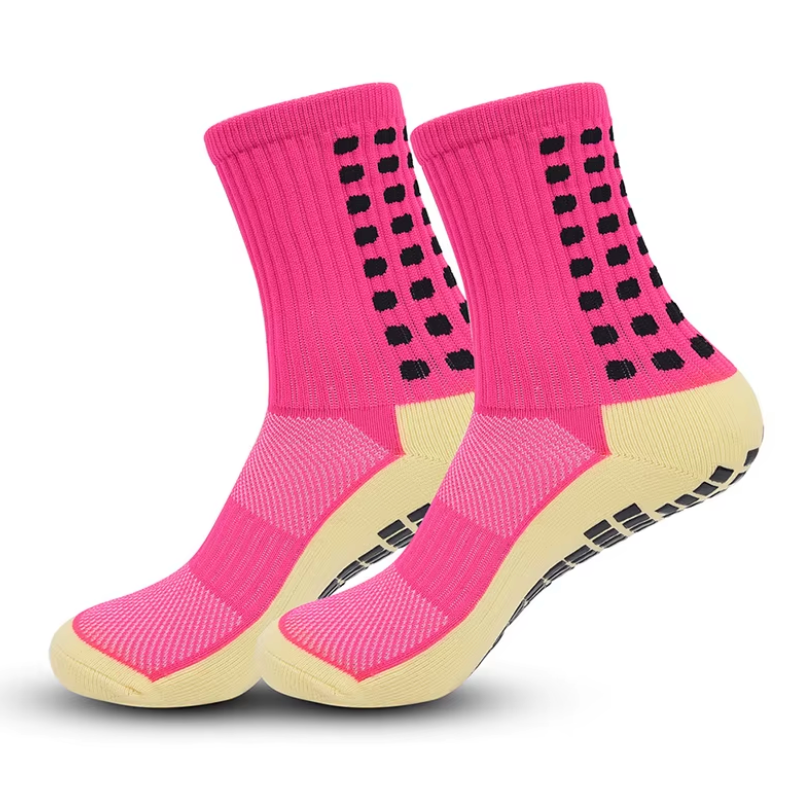 Hot Sell Customizable Anti-Slip Grip Soccer Socks Crew Length anti Slip Sports Football Socks Custom Unisex