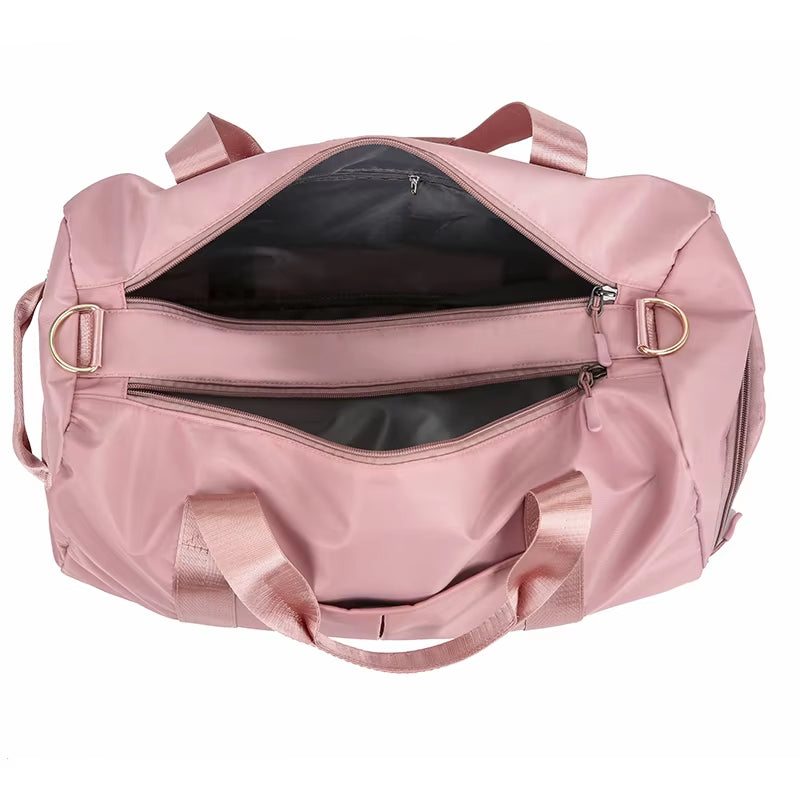 Large Capacity Waterproof Fitness Travel Bag Fashionable Zipper for Outdoor Sports